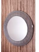 Round Mirror Iron Frame Powder Coated, Size : 34