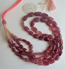 Tourmaline nugget beads, Color : deep pink