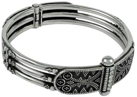 Personable 925 Sterling Silver Bangle Oxidised Sterling Silver Jewellery