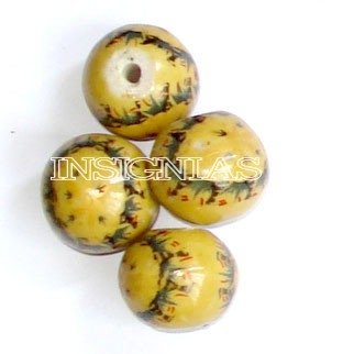 International Insignias Hand made ceramic beads