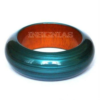 wooden painted bangle
