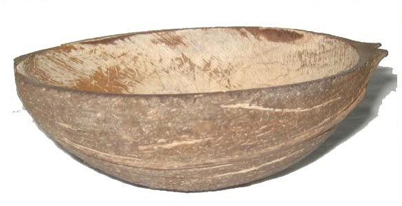 Oval Coconut Shell Bowl