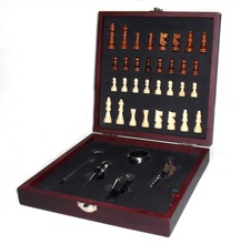 Wine Chess set in wood