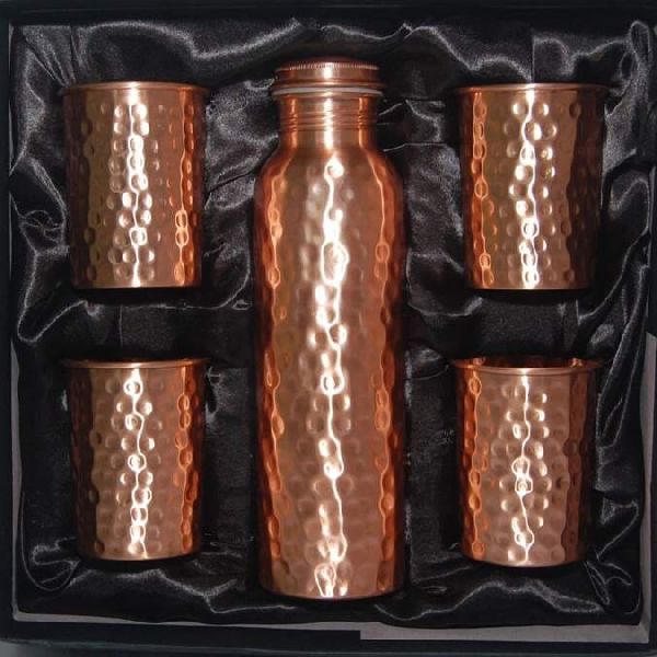 Hammered Copper Bottle