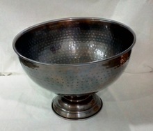 PE CP Metal Antique Hammered Champagne Bowl, Feature : Stocked