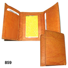 Custom Mens sheep leather wallets