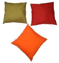 Polyester Poly filled Solid Cushion cover