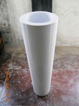 KNT Creations Spotted Stone Fiberglass FRP Vertical Pot