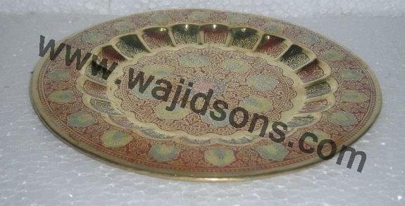 Brass Decorative Round Tray