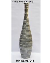 Aluminum Pedestal Decorative Vase