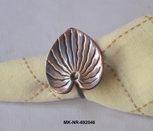 Brass Leaf Napkin Rings, Feature : Stocked
