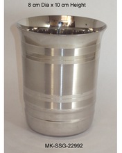 Metal Stainless Steel Drinking Glass