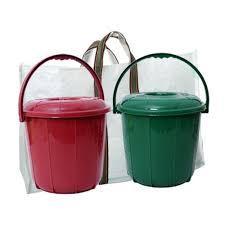 Waste Segregation Dustbin, Color : Red Green