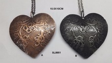 Iron Hanging Heart, Color : Black, Blue, Silver, Gold, Copper