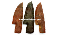 Www.AnabiaAgate.com Agate Arrowhead Blades, Technique : Handmade