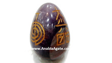 Amethyst Engrave USAI Reiki Egg