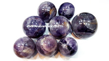 Amethyst spheres gemstone balls