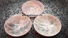 Rose quartz Gemstone Bowls