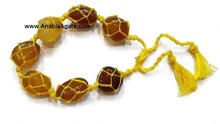 Yellow Avaenturine Agate Tumble Drawstring bracelet, Occasion : Gift