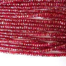 Corundum beads, Color : pink