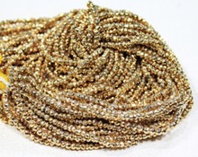 Gold Pyrite Gemstone Beads