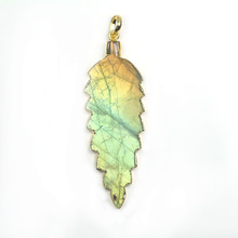 Labradorite leaf shape Pendant