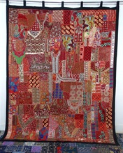 Handmade Patchwork Curtains,Cotton Indian Style