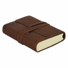 Leather Bound Handmade note book, for Gift, Size : 5 x 7 inc
