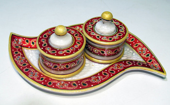 Stone Marble Serving Tray, for Home Decoration