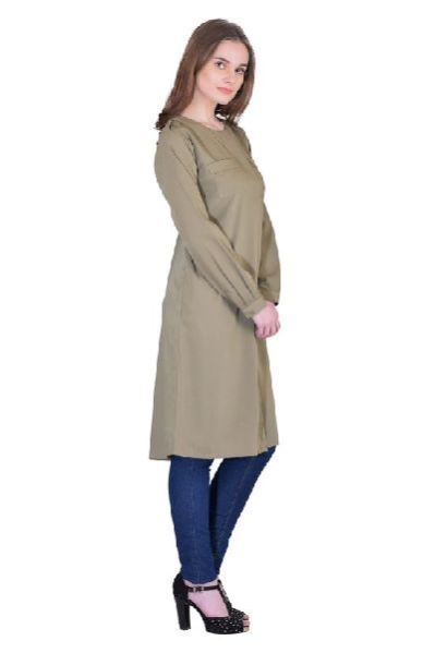 Khakhi Stylish Overcoat