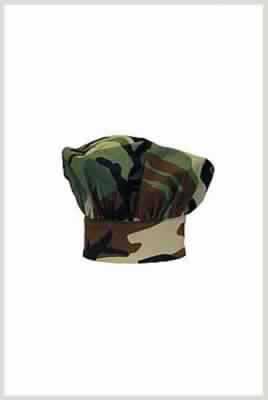 Camouflage Printed Chef Hats