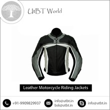 Leather Motorcycle Jacket with Bulk Packing