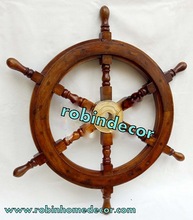 Brass Ship Steering Wheel