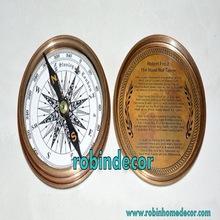 Marine Compass Poem Pocket