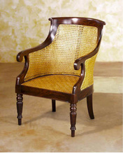 solid teak wooden armchair