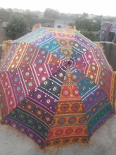 embroidery Garden Patio Sun Umbrella