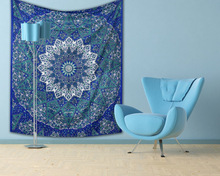 NANDNANDINI Printed 100% Cotton Hippie Wall Hanging, Style Type : DEROM DECORATIVE TAPESTRY