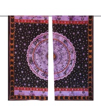 horoscope Curtains cotton Boho drapes