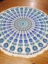 COTTON PRINTED round mandala tapestry