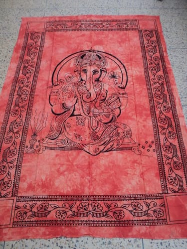 GANESH PRINTED TAPESTRY FROM INDIA