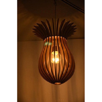 Wooden Hanging Light