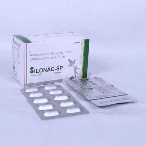 Aceclofenac Paracetamol and Serratiopeptidase Tablets