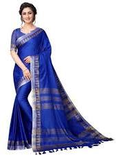 Plain Casual Linen Saree, Technics : Attractive Pattern, Washed