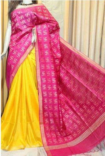 Ladies Trendy Linen Saree