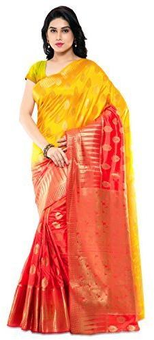 Printed Traditional Silk Saree, Technics : Attractive Pattern