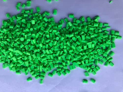 Plastic ABS Dark Green Granules