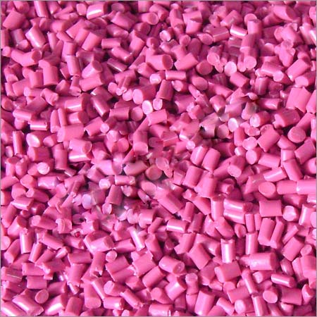 Plastic ABS Dark Pink Granules