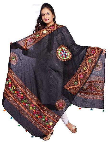 Cotton Embroidered Dupatta