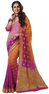Crepe Silk Embroidered Sarees