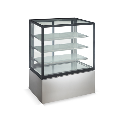 1.5m Floor Stainless Steel Standing 4 Layers Refrigerated Deli Case